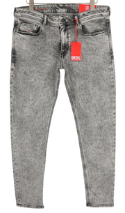 DIESEL 1979 Sleenker 09D89 vyriški džinsai W36/L34 tamprūs, aptempti, pilki, rekomenduojama kaina – 195 € 