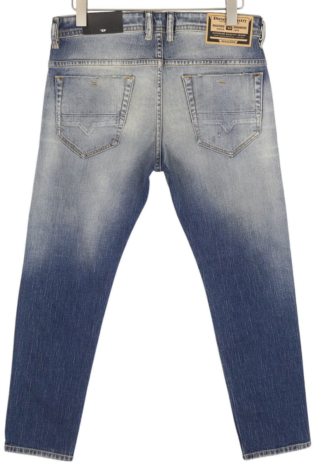DIESEL Thommer-X R80IC vyriški džinsai W33/L30 Slim žemo juosmens, mėlyni, RRP 250 € 
