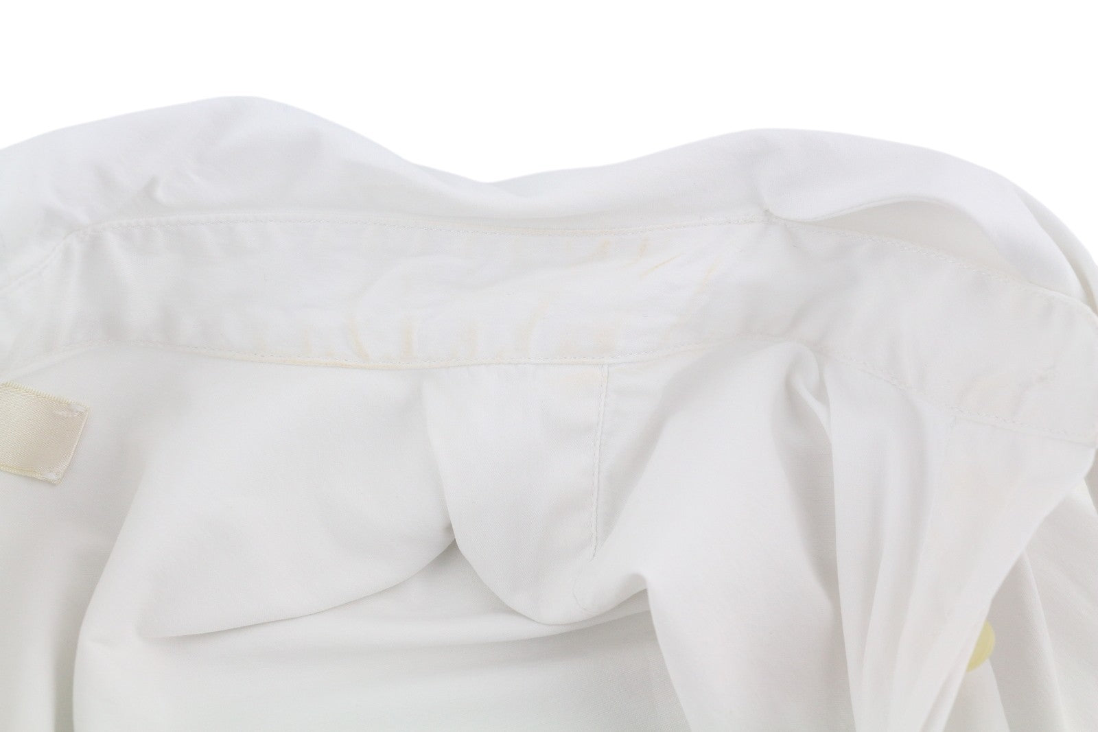 SUISTUDIO Campbell moteriški marškinėliai, UK14, balti, surišamais kaspinėliais ir sagomis apykaklėje. 