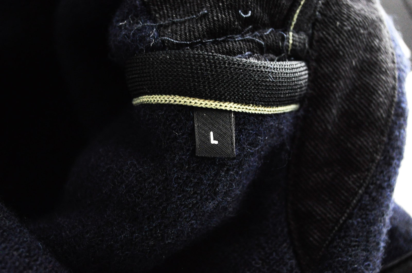 REPLAY Mens Navy Coat L Wool Blend Double-Breasted Lined Smart RRP€329