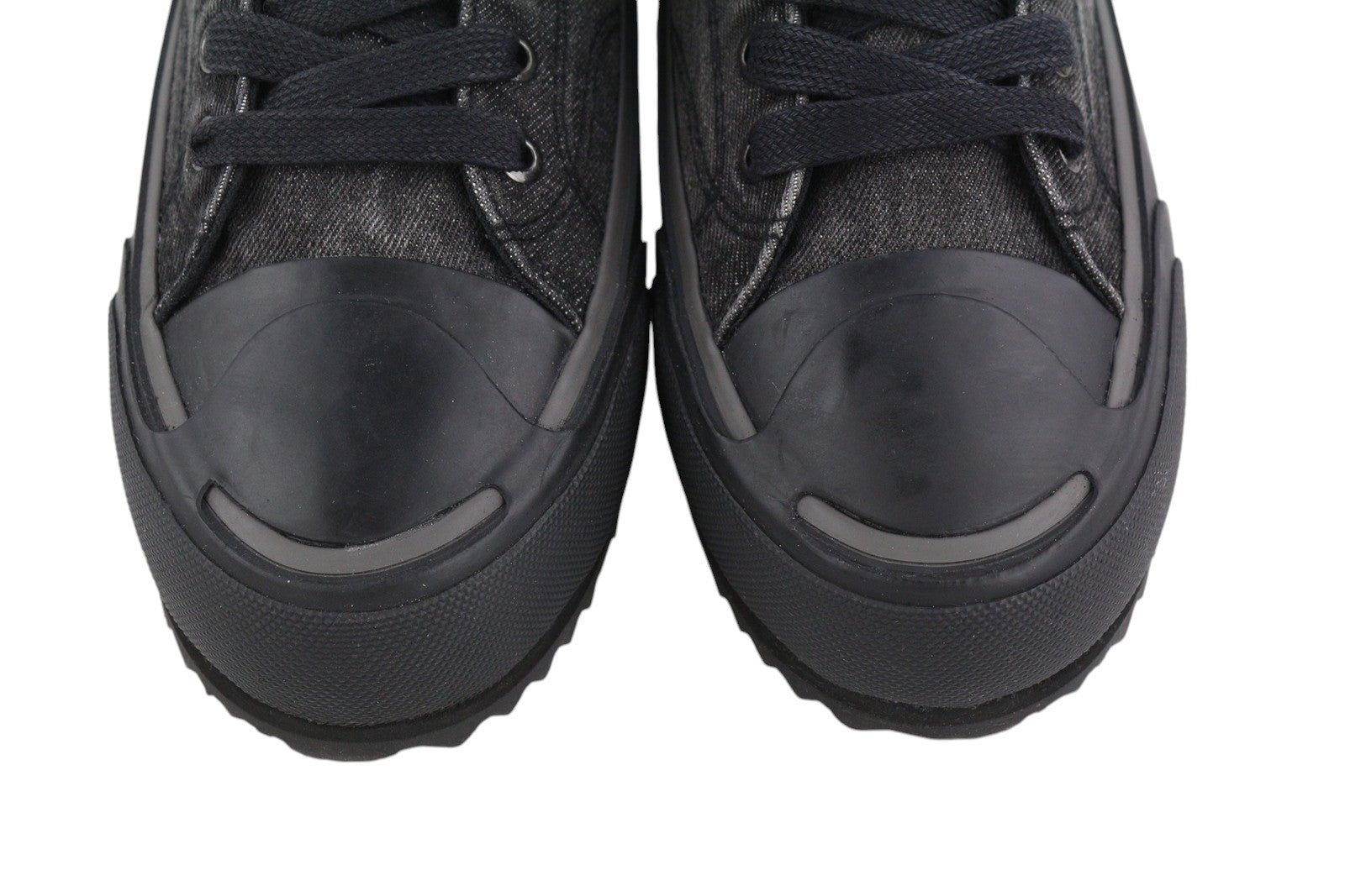 DIESEL S-Principia Mid vyriški sportbačiai, juodi, aukšti, nėriniuoti, migdolų spalvos, su pirštais, RRP 160 € 