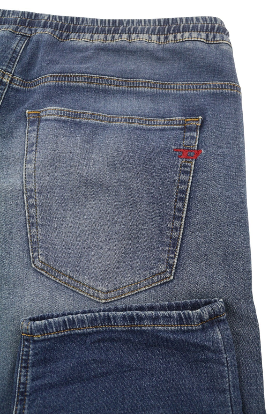 DIESEL 2030 D-Krooley Jogg 068HY vyriški džinsai W40 su raišteliu juosmeniu, mėlyni, RRP295