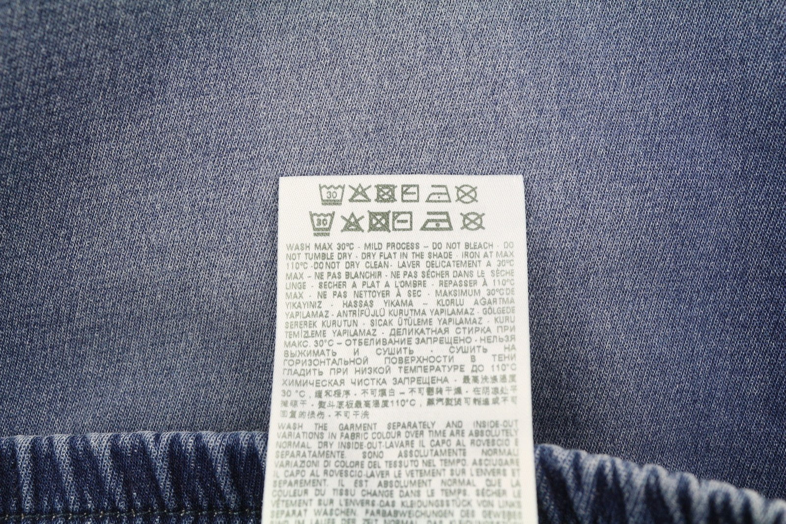 DIESEL 2030 D-Krooley Jogg 068HY vyriški džinsai W40 su raišteliu juosmeniu, mėlyni, RRP295