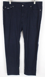 HARMONT & BLAINE Mens Cotton Trousers 56 Dark Blue Stretch 5-Pocket Straight