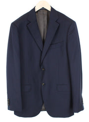 SUITSUPPLY Napoli Men's Blazer UK42L Navy Pure Wool Lined Classic Single-Breast