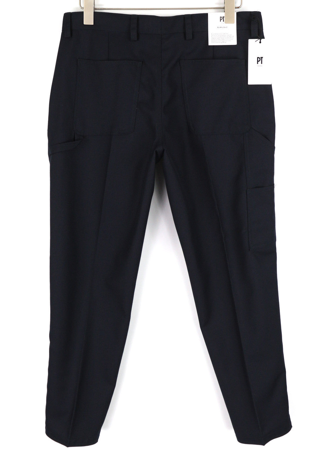 PT TORINO Vyriškos Kelnės Darbininkui W34 Fliso ir Vilnos Mišinio Siaurėjančios Klešnės su Sagomis 