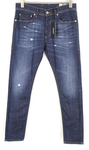 DIESEL Tepphar R7NA8 vyriški džinsai W28/L32 Slim Fit, tamprūs, mėlynos medvilnės* 