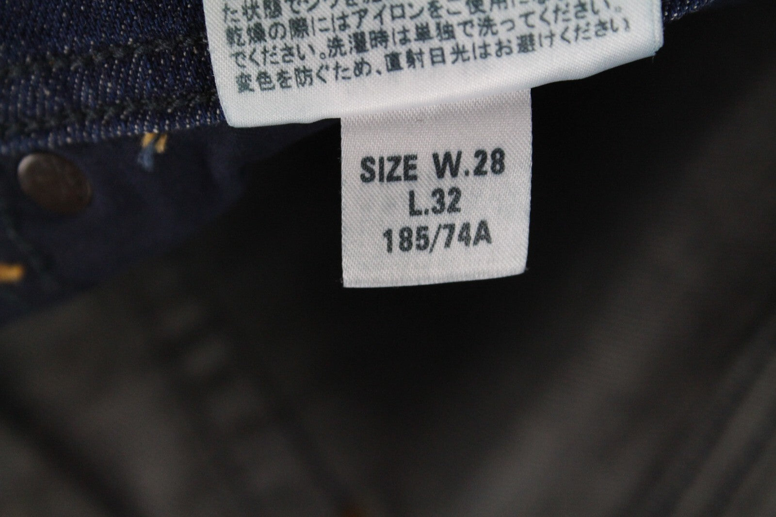 DIESEL Tepphar R7NA8 vyriški džinsai W28/L32 Slim Fit, tamprūs, mėlynos medvilnės* 