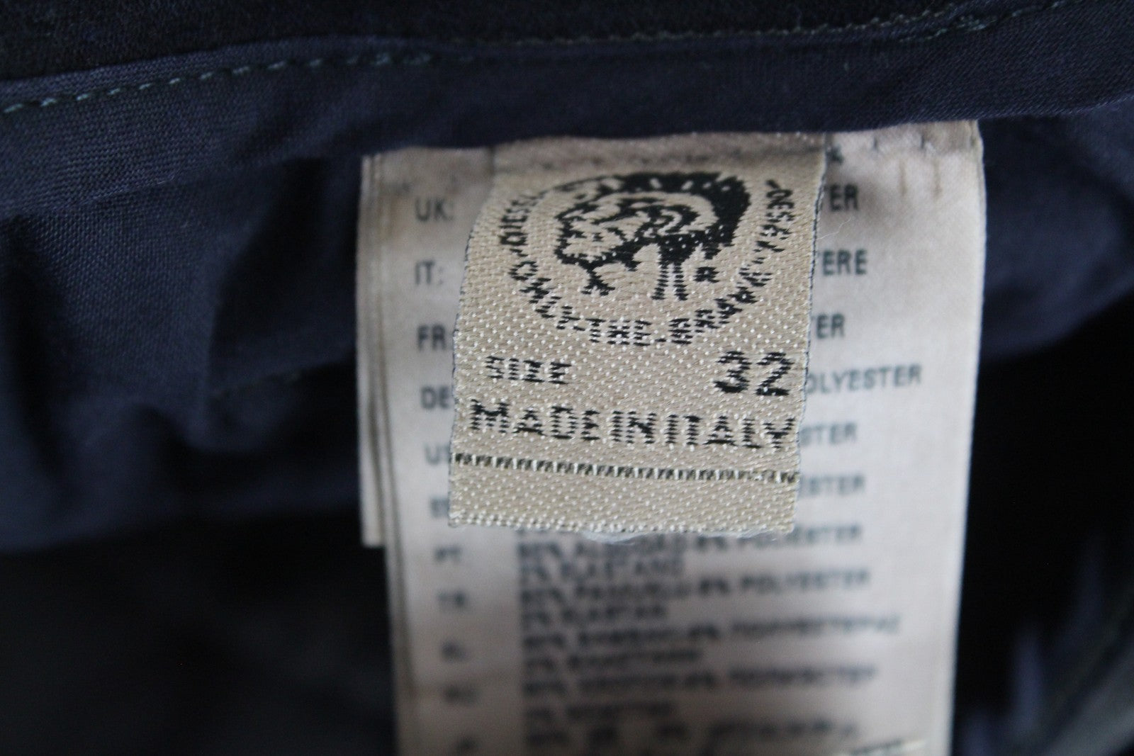 DIESEL Narrot-NE 084XM vyriški džinsai W32 Jogg Sweat Slim Fit tamprūs plėšyti mėlyni 