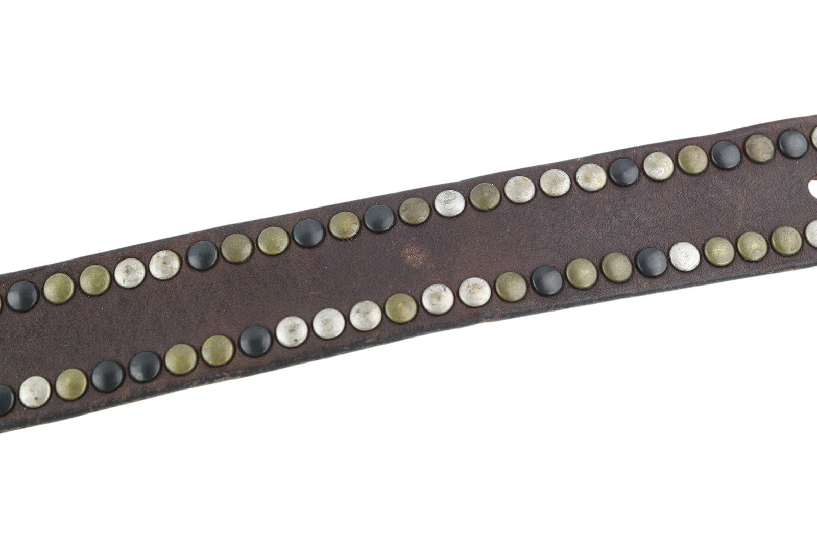 DIESEL B-Ost vyriškas diržas, 95 cm, tamsiai rudas, sidabro atspalvio, su detalėmis, sagtimi, rekomenduojama mažmeninė kaina – 200 € 