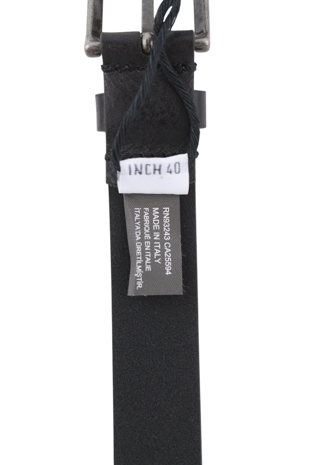 DIESEL B-Inary vyriškas diržas, 100 cm, juodas, odinis, sidabro atspalvio, sagtis su detalėmis, RRP200