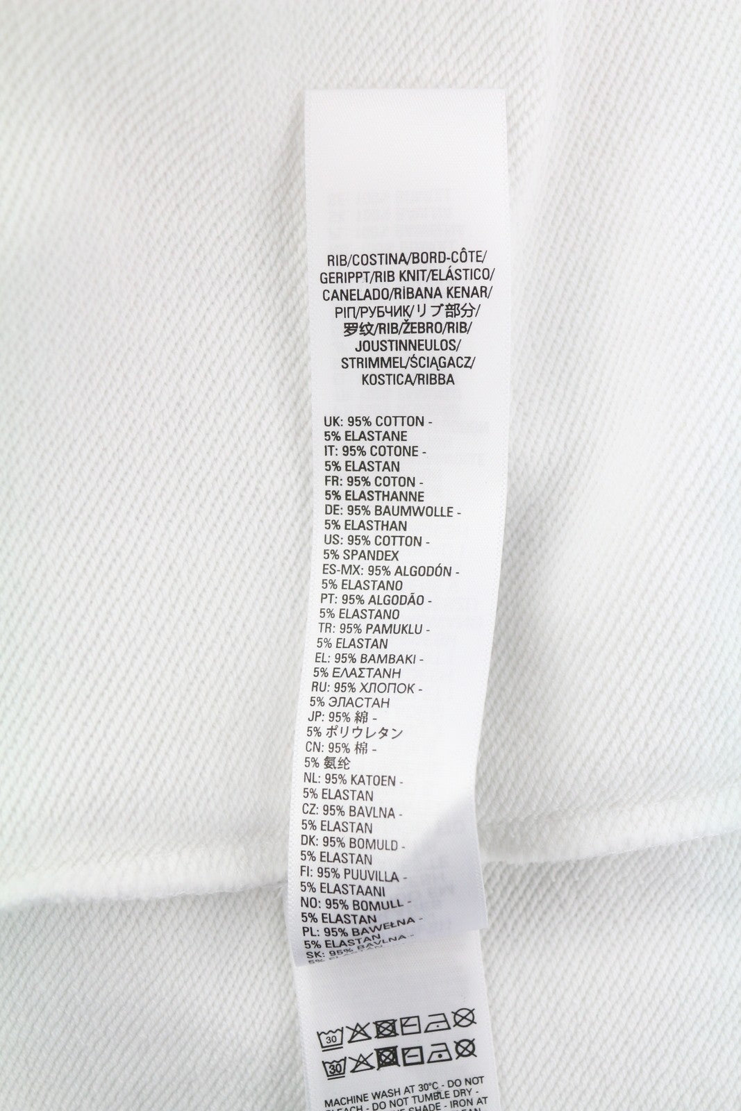 DIESEL D-Ilse-Tr moteriška suknelė M balta džemperis su gobtuvu ilgomis rankovėmis ir kengūros kišene. 