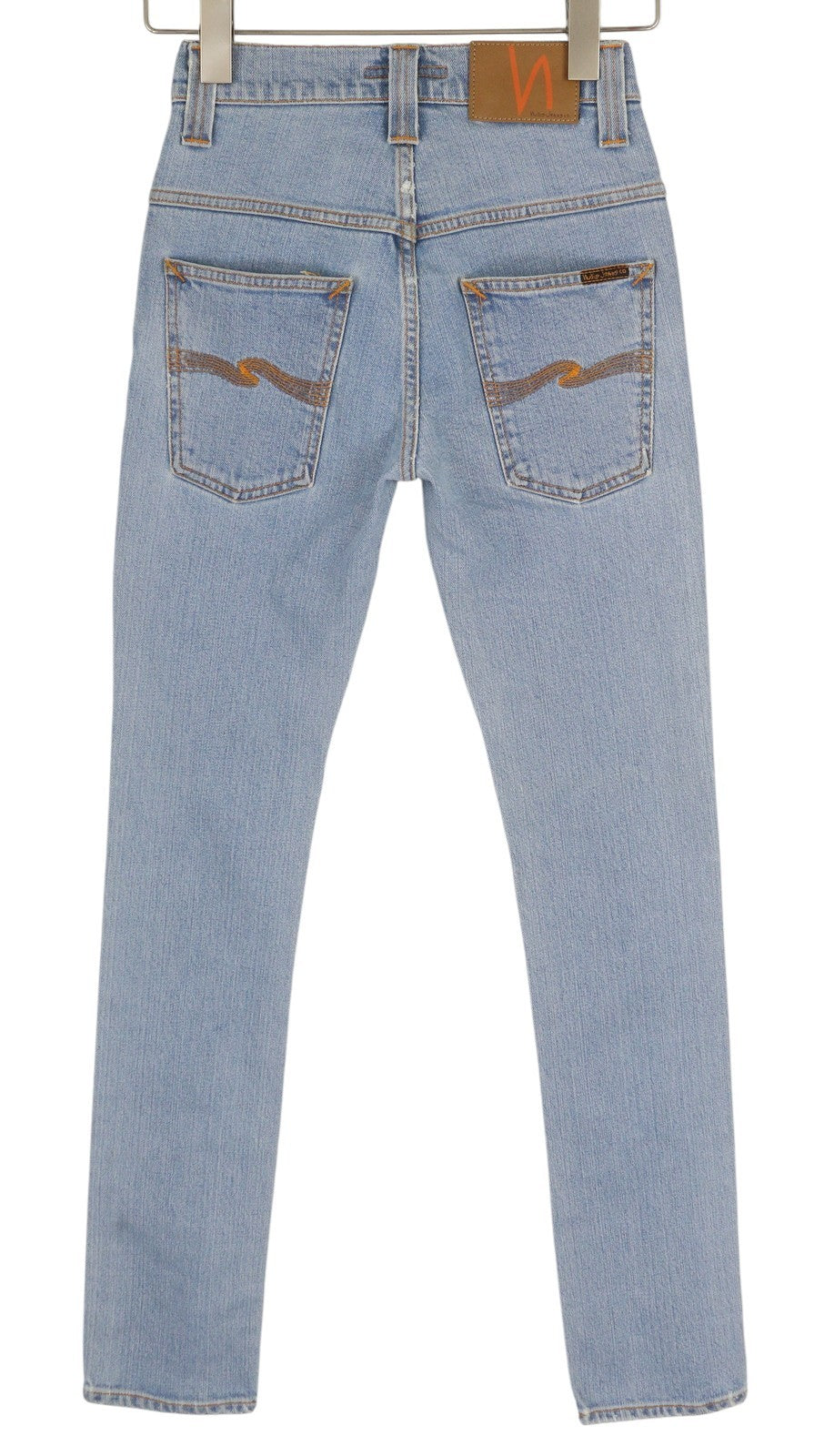 NUDIE JEANS Thin Finn Men Jeans W28/L32 Bossa Ozzy Slim Fit Washed Denim Blue