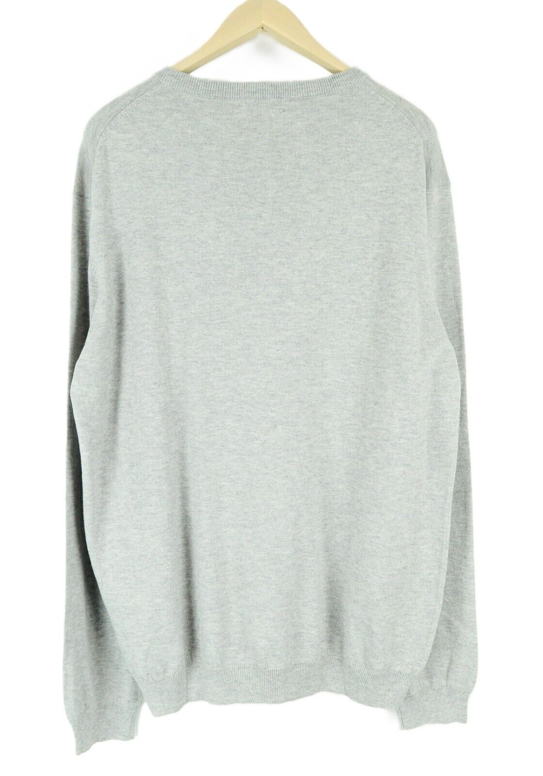 GANT vyriškas džemperis su ilgomis rankovėmis, 2XL dydžio, pilkas, medvilninis, vilnonis, teniso kamuoliukų imitacijos megztinis 