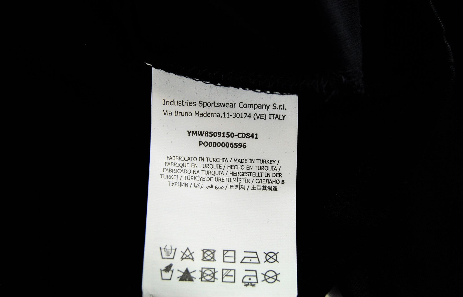 MARINA YACHTING Women's XS Black Long Sleeve T-Shirt Cotton Stretch Logo Top