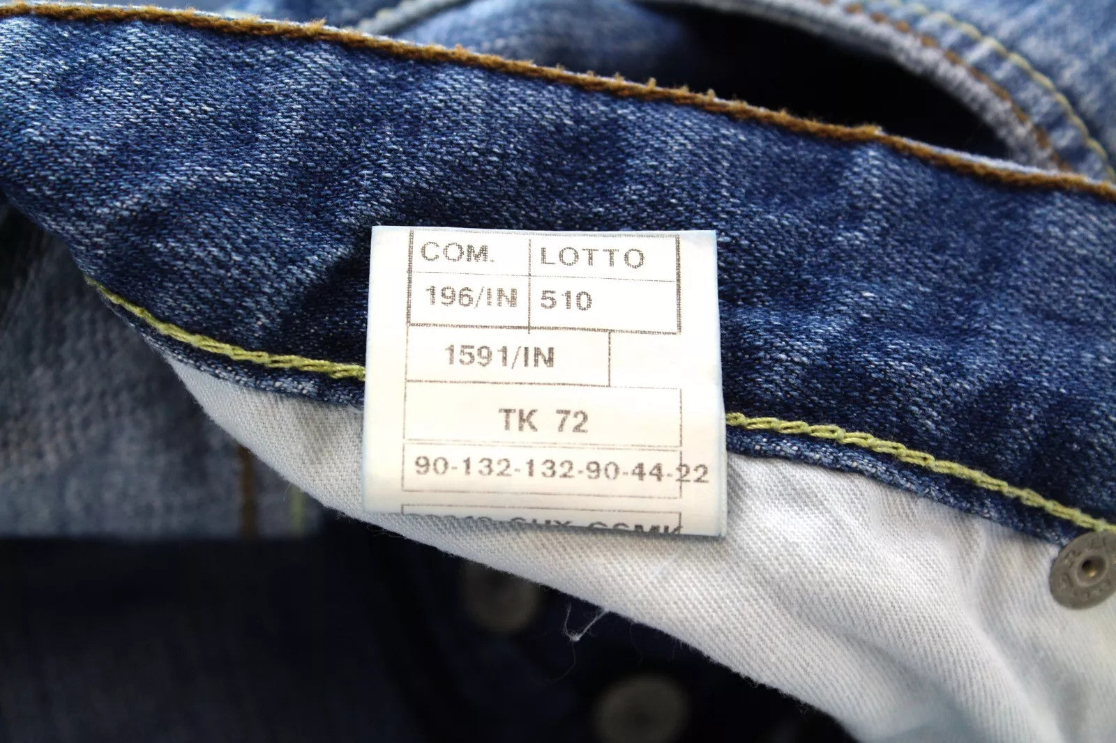 TAKESHY KUROSAWA Men's Jeans W34 Cotton Slim Fit Painted Distressed