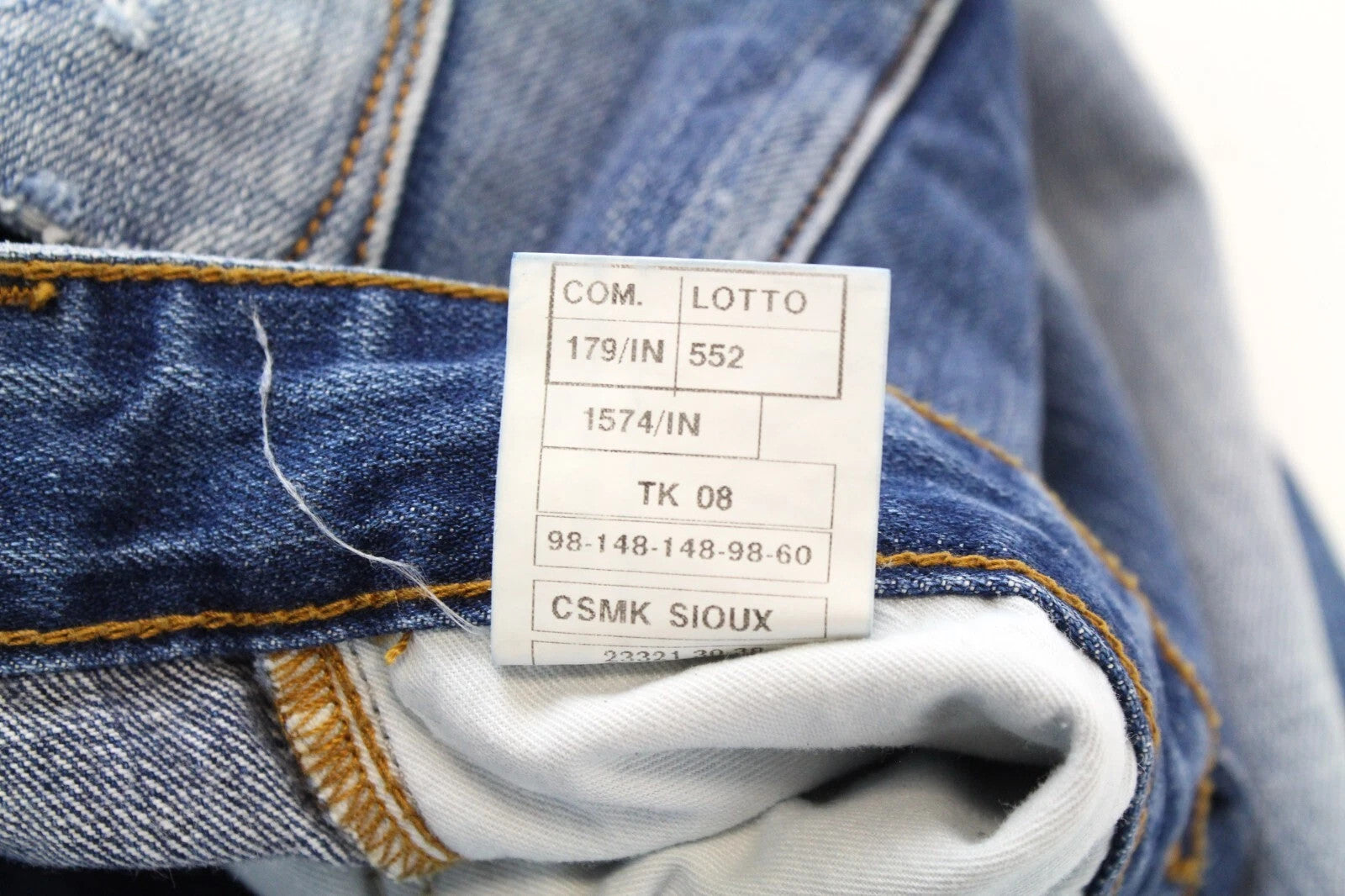 TAKESHY KUROSAWA Men's Jeans W30 Slim Button-Fly Cotton Aged Look Denim