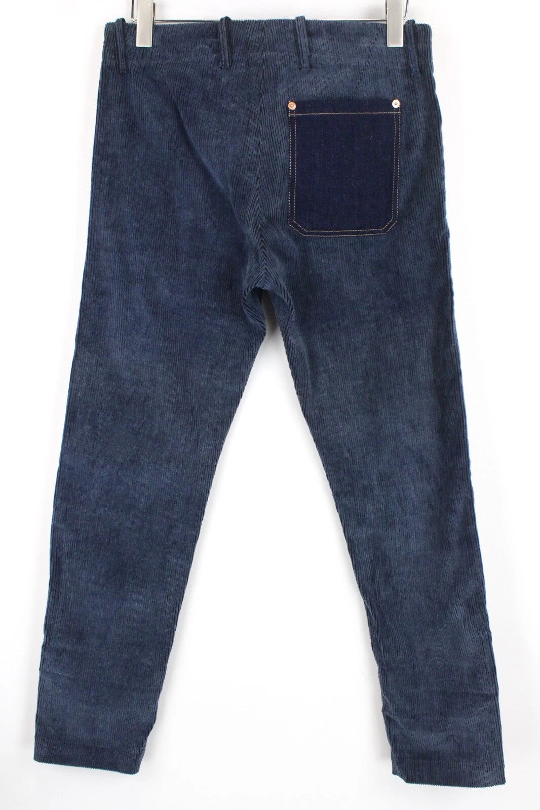 REPLAY Men's Trousers W30/L30 Corduroy Straight Fit Patched Pocket Button-Fly