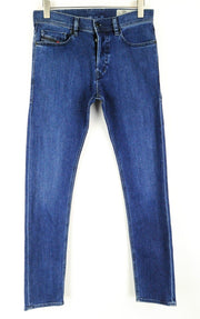 DIESEL Tepphar 084EH vyriški ploni morkų stiliaus džinsai W30/L32 mėlyni tamprūs medvilniniai džinsai 