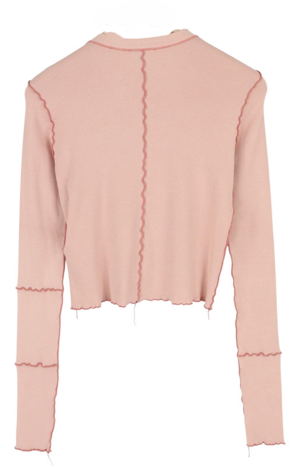 DIESEL moteriški marškinėliai su juostele ir atvira juostele, XL dydžio, rožiniai, ilgomis rankovėmis, su sagomis, trumpi, rekomenduojama kaina – 150 € 