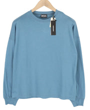 DIESEL T-Relong-CC moteriški marškinėliai S, mėlyni, dideli, ilgomis rankovėmis, rekomenduojama kaina – 100 €