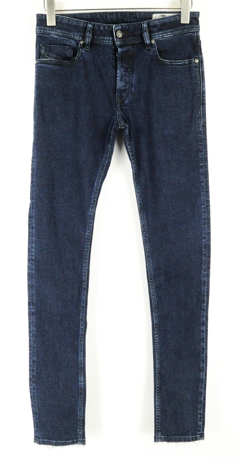 DIESEL Sleenker 084YD vyriški mėlyni aptempti džinsai W29/L32 tamprūs medvilniniai džinsai 