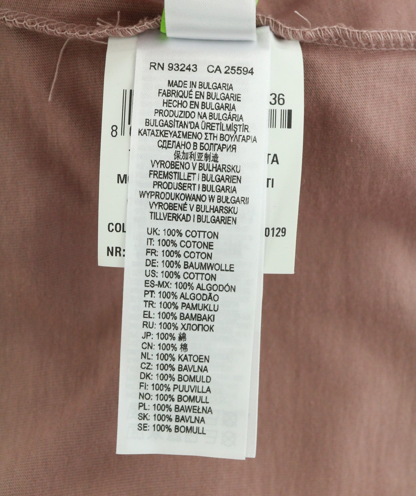 DIESEL T-Just-LS-B52 Men T-Shirt L Purple Crew Neck Long Sleeve Patterned RRP€90