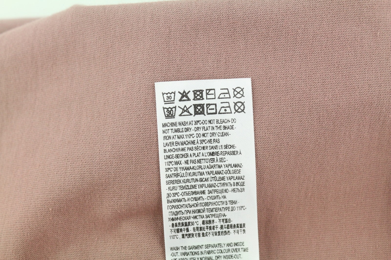 DIESEL T-Just-LS-B52 Men T-Shirt L Purple Crew Neck Long Sleeve Patterned RRP€90