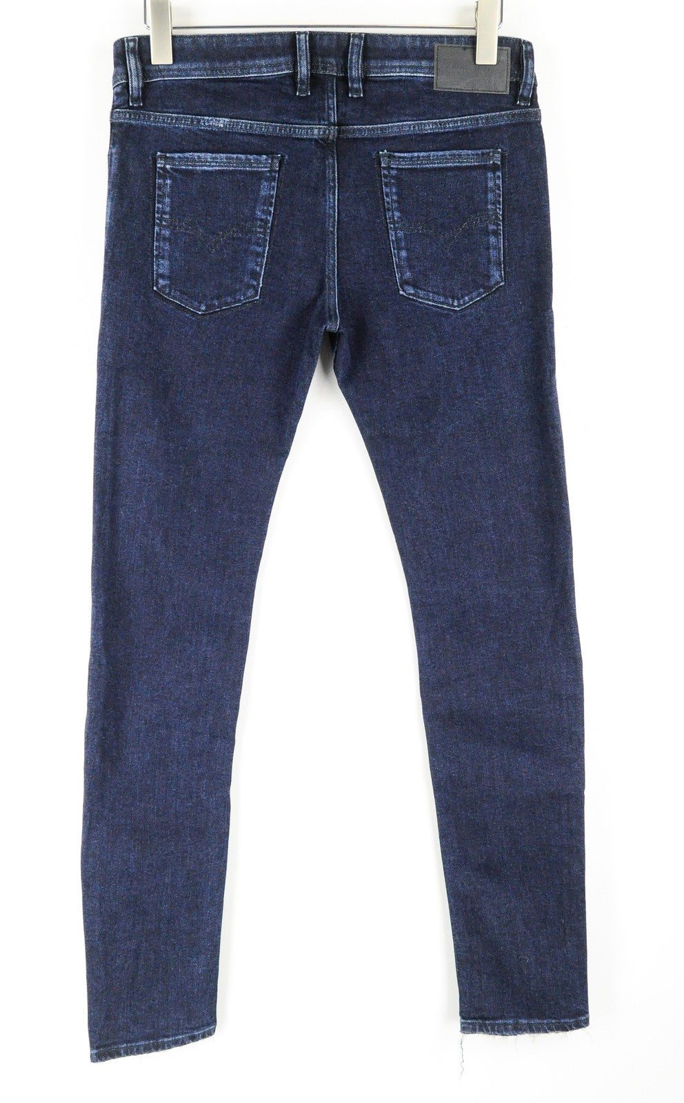 DIESEL Sleenker 084YD vyriški W30/L32 Slim Skinny mėlyni džinsiniai džinsai iš tamprios medvilnės medžiagos 