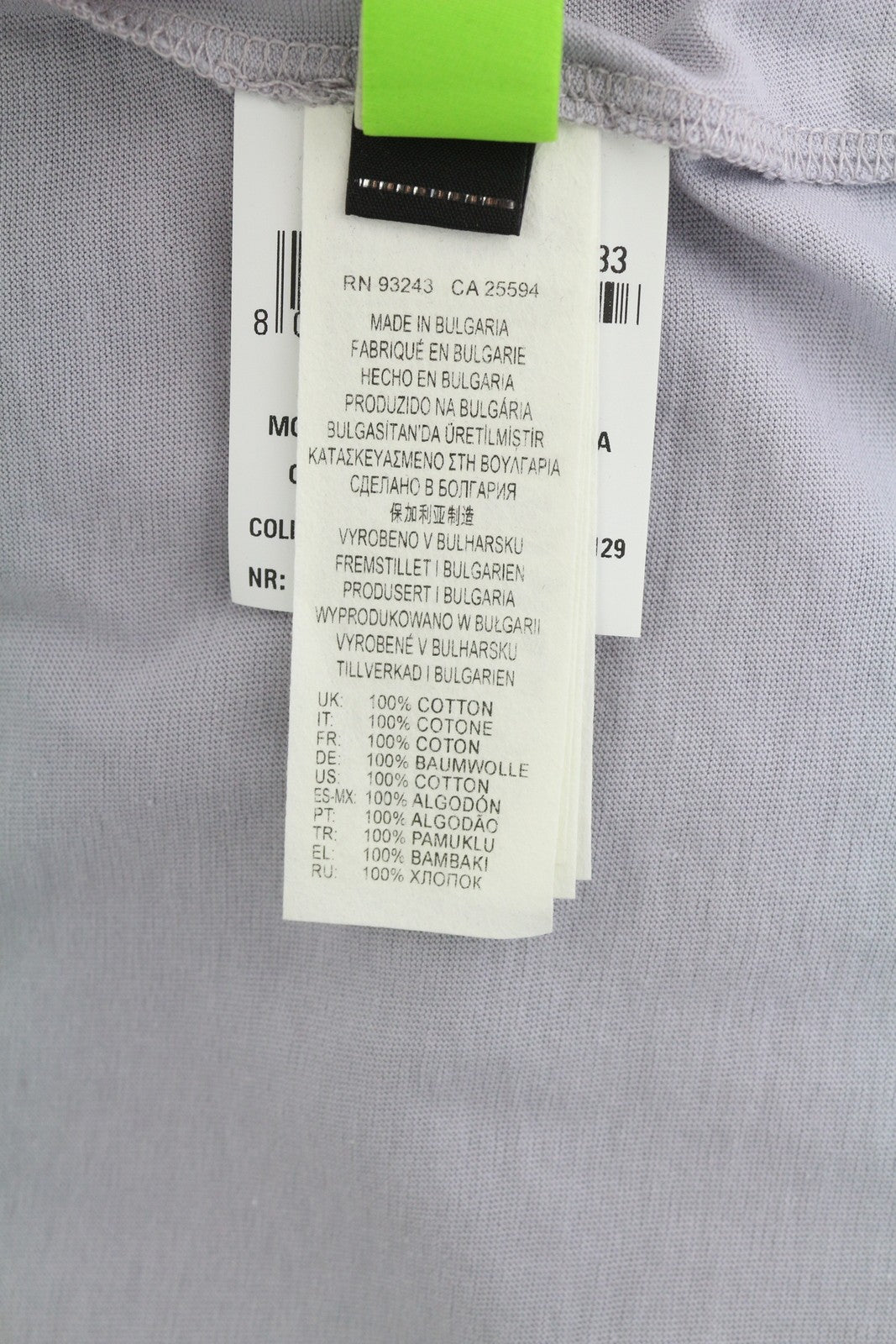 DIESEL T-Relong-CC moteriški marškinėliai pilki, apvalios iškirptės, ilgomis rankovėmis, S dydžio, RRP 100 €