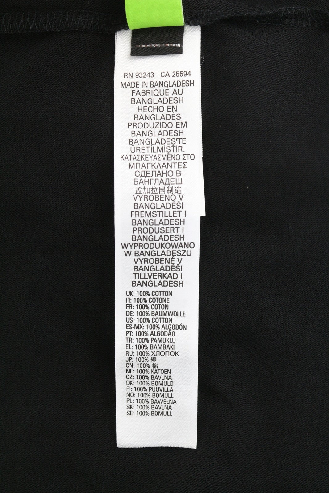 DIESEL T-Diegos-LS-K24 Men T-Shirt L Black Long Sleeve Crew Neck Cotton RRP€80