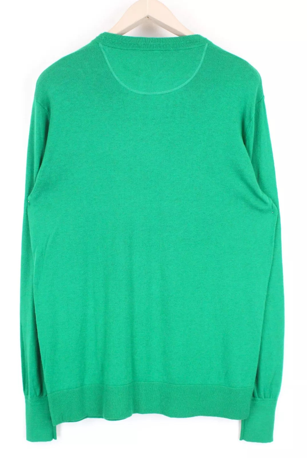 SCOTCH &amp; SODA vyriškas megztinis ~L, tamsiai megztas, žalias, siuvinėtas, vilnos mišinio 