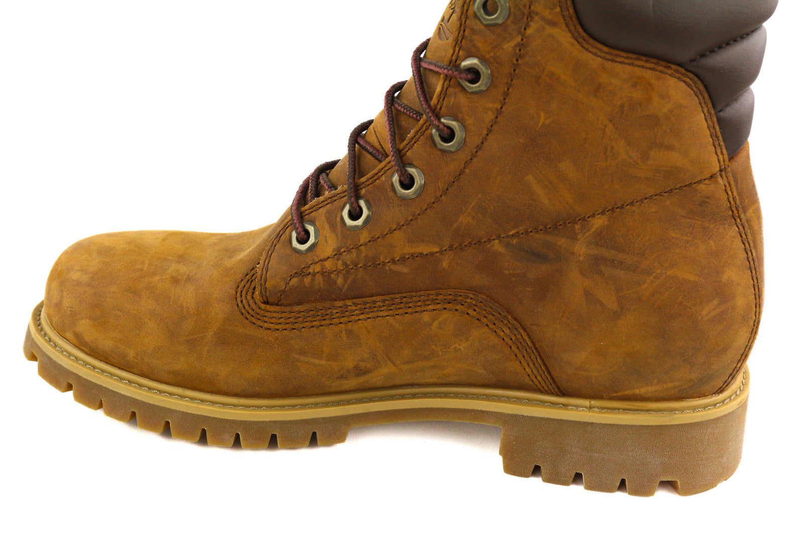 TIMBERLAND A1H8Q vyriški aulinukai EU41.5/42 rudi odiniai aulinukai su logotipu, neperšlampami. 