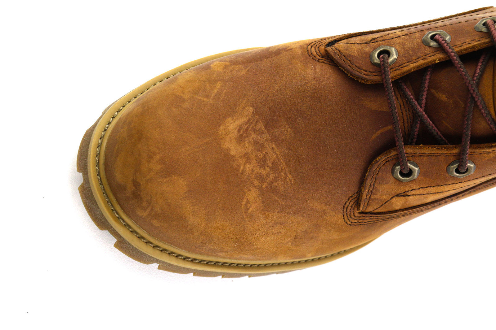 TIMBERLAND A1H8Q vyriški aulinukai EU41.5/42 rudi odiniai aulinukai su logotipu, neperšlampami. 