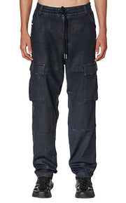 DIESEL D-Krooley-Cargo Jogg 09H05 vyriški džinsai W32 su elastingu juosmeniu, mėlyni, RRP 350 € 