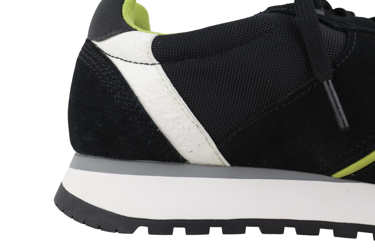 TIMBERLAND A25SB vyriški sportbačiai EU43/44 juodi odiniai žemapadžiai su raišteliais ReBOTL 