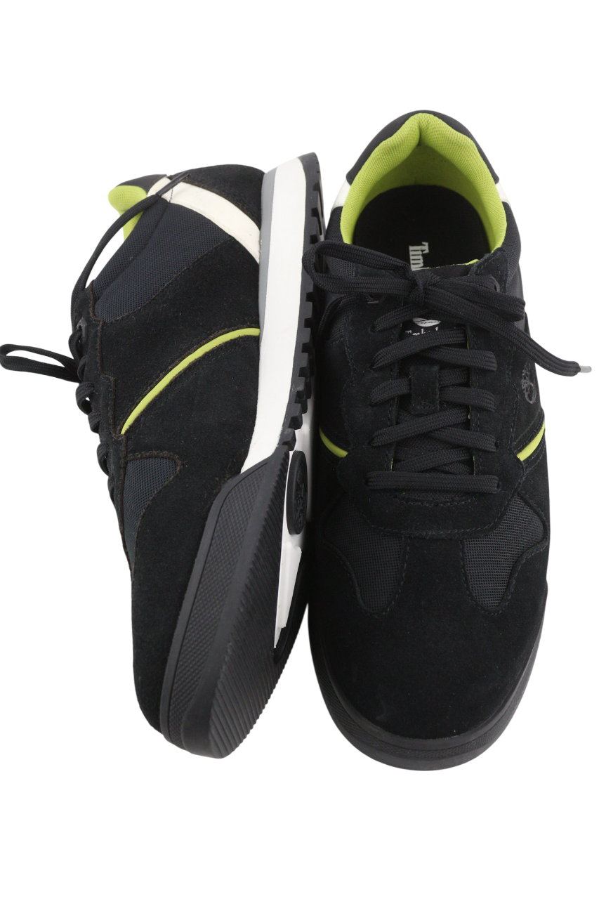 TIMBERLAND A25SB vyriški sportbačiai EU43/44 juodi odiniai žemapadžiai su raišteliais ReBOTL 