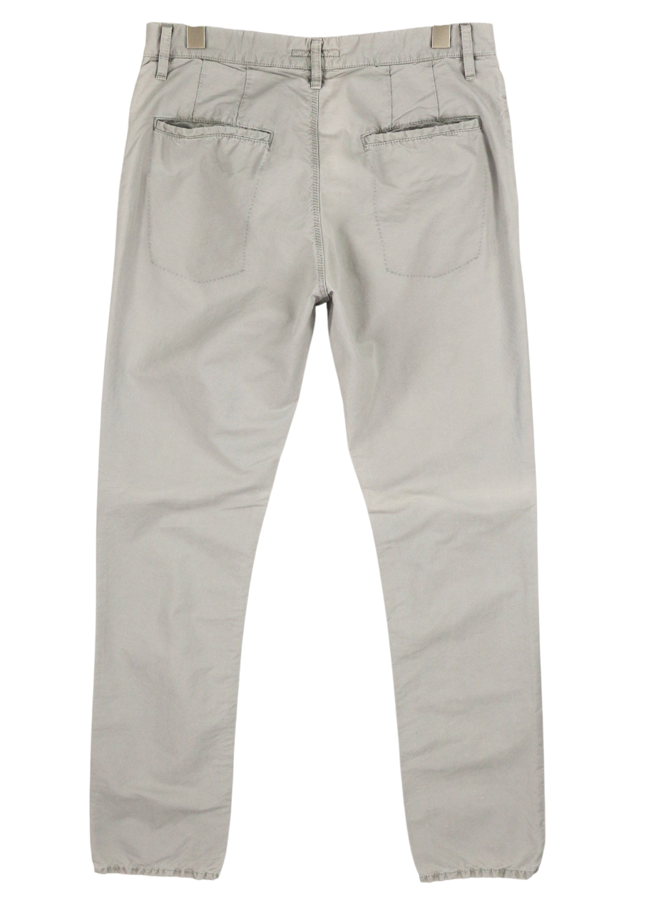 NUDIE JEANS chaki spalvos įprastos vyriškos kelnės W32/L34 organinės mėnulio dulkės chino spalvos su sagomis 
