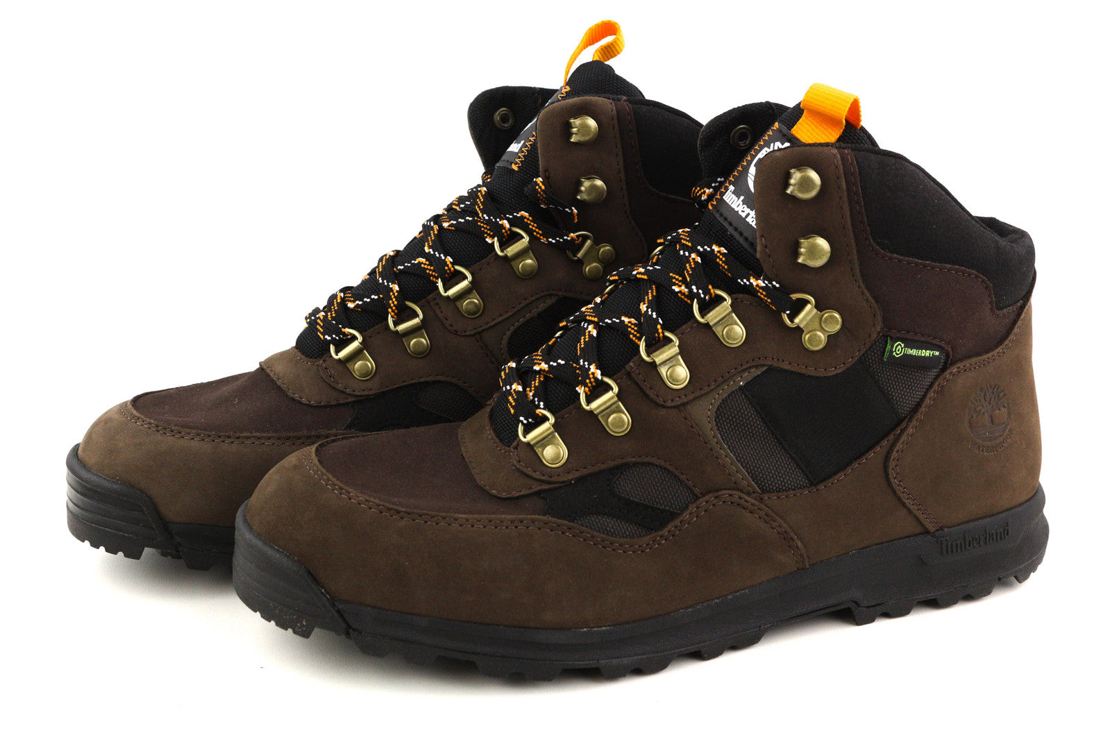 TIMBERLAND A2BYE vyriški aulinukai EU44.5/45.5 rudi odiniai batai su raišteliais ant kulkšnies. 