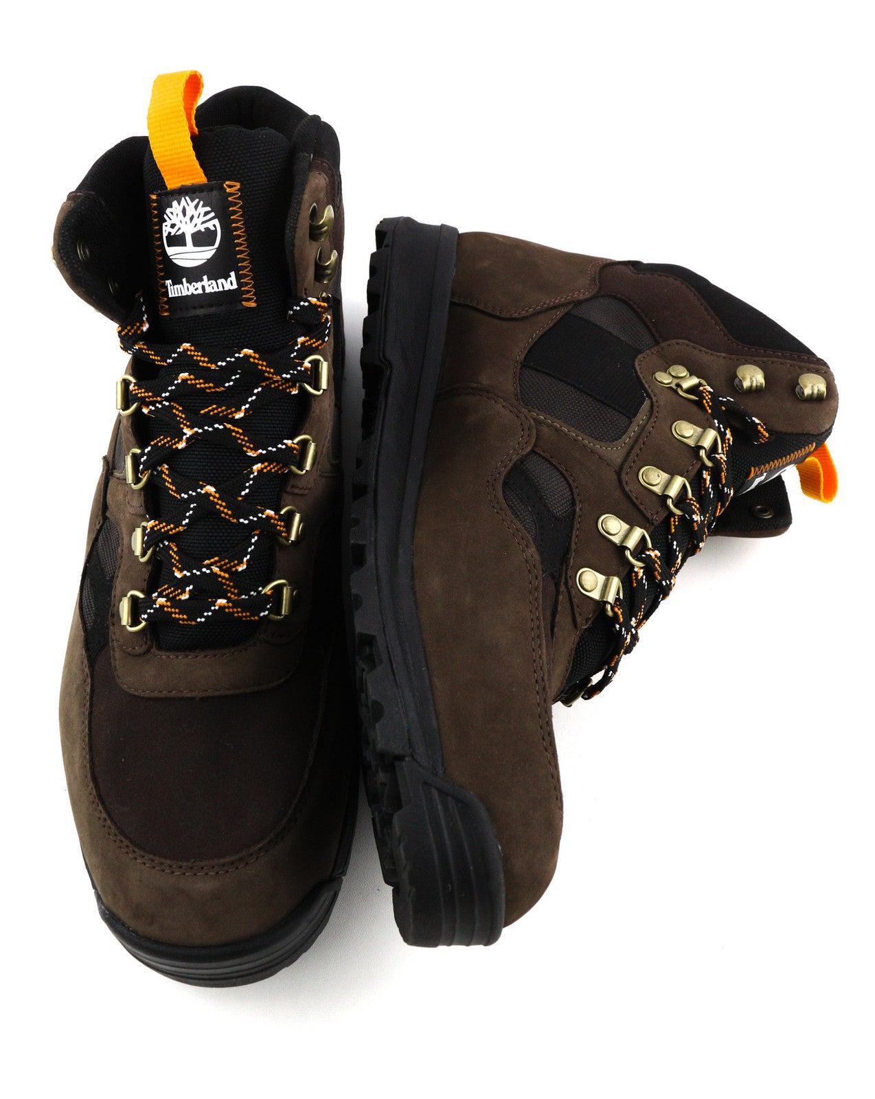 TIMBERLAND A2BYE vyriški aulinukai EU44.5/45.5 rudi odiniai batai su raišteliais ant kulkšnies. 