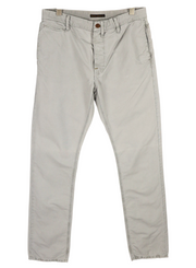 NUDIE JEANS chaki spalvos įprastos vyriškos kelnės W32/L34 organinės mėnulio dulkės chino spalvos su sagomis 