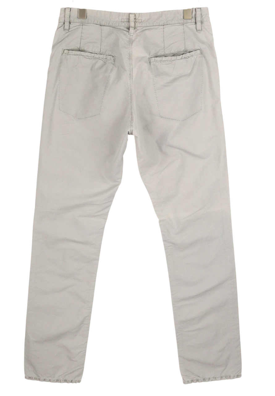 NUDIE JEANS chaki spalvos įprastos vyriškos kelnės W32/L34 organinės mėnulio dulkės chino spalvos su sagomis 