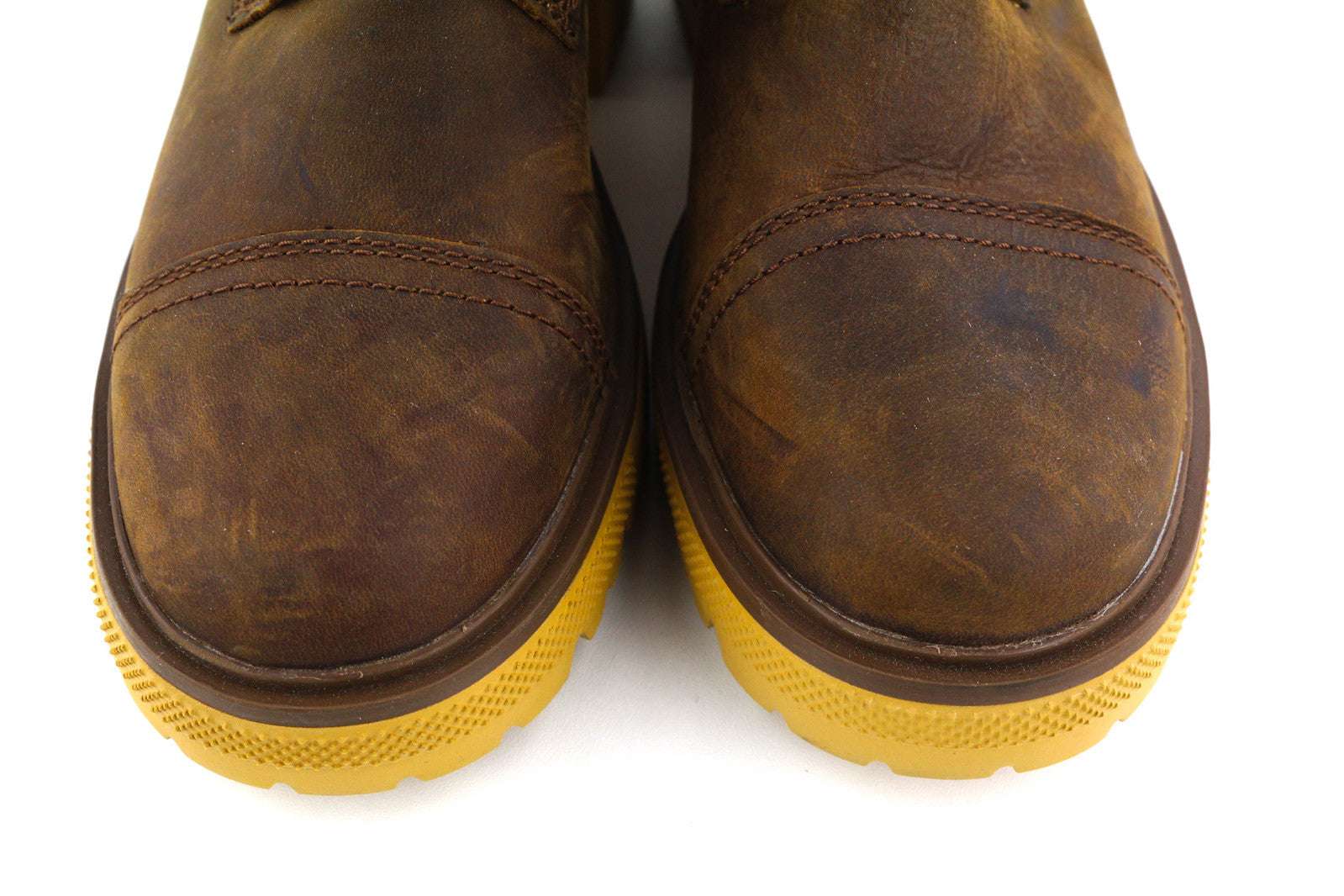 TIMBERLAND A21ZA moteriški aulinukai EU39/40 rudi odiniai batai su kulnu ir raišteliais 