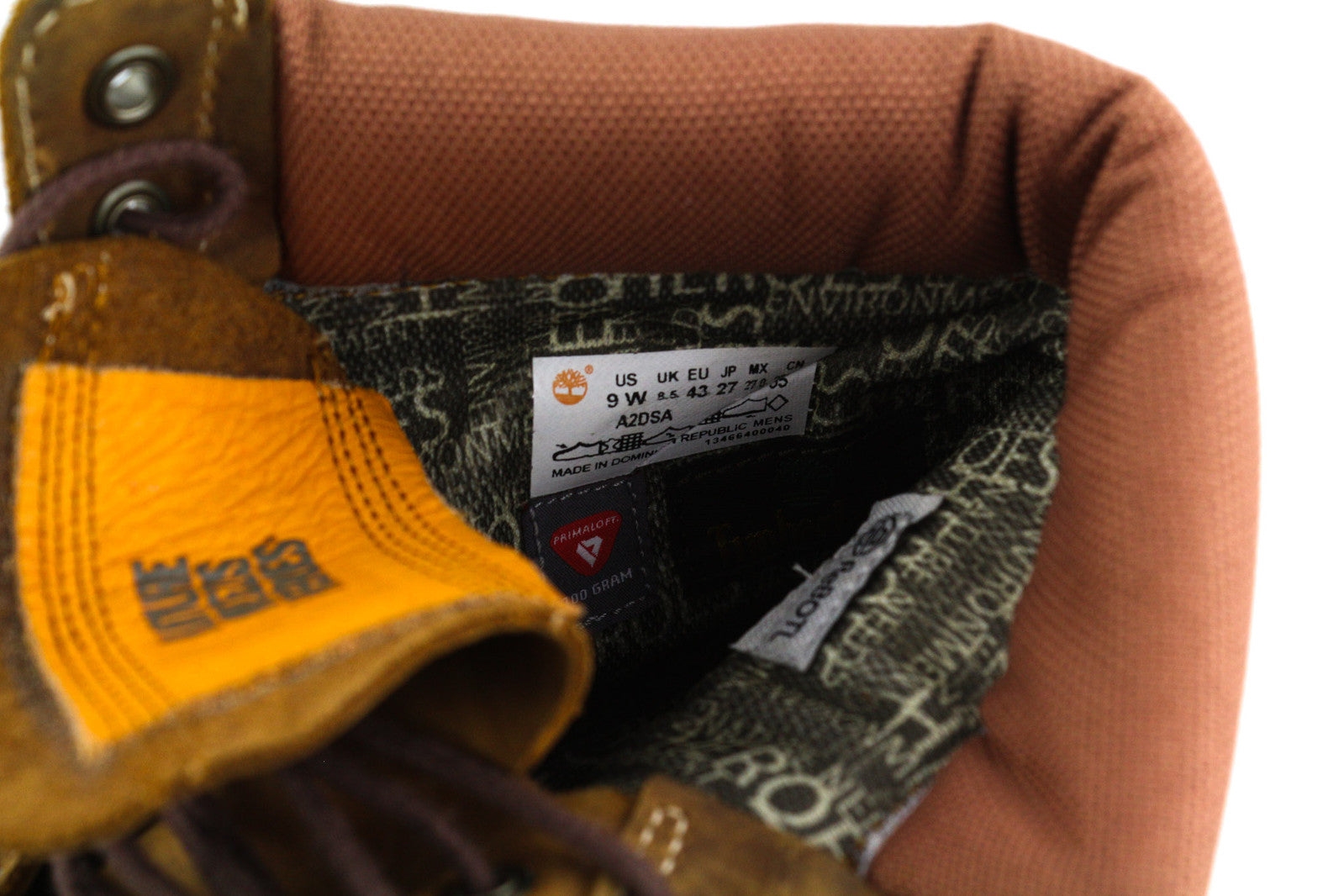 TIMBERLAND A2DSA vyriški aulinukai EU42/43 rudi odiniai batai iki kulkšnies Primaloft 400 gramų 