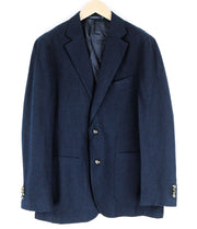 „SUITSUPPLY Havana Patch HL“ vyriškas flanelinis vilnonis lininis švarkas, UK44R, plonas 