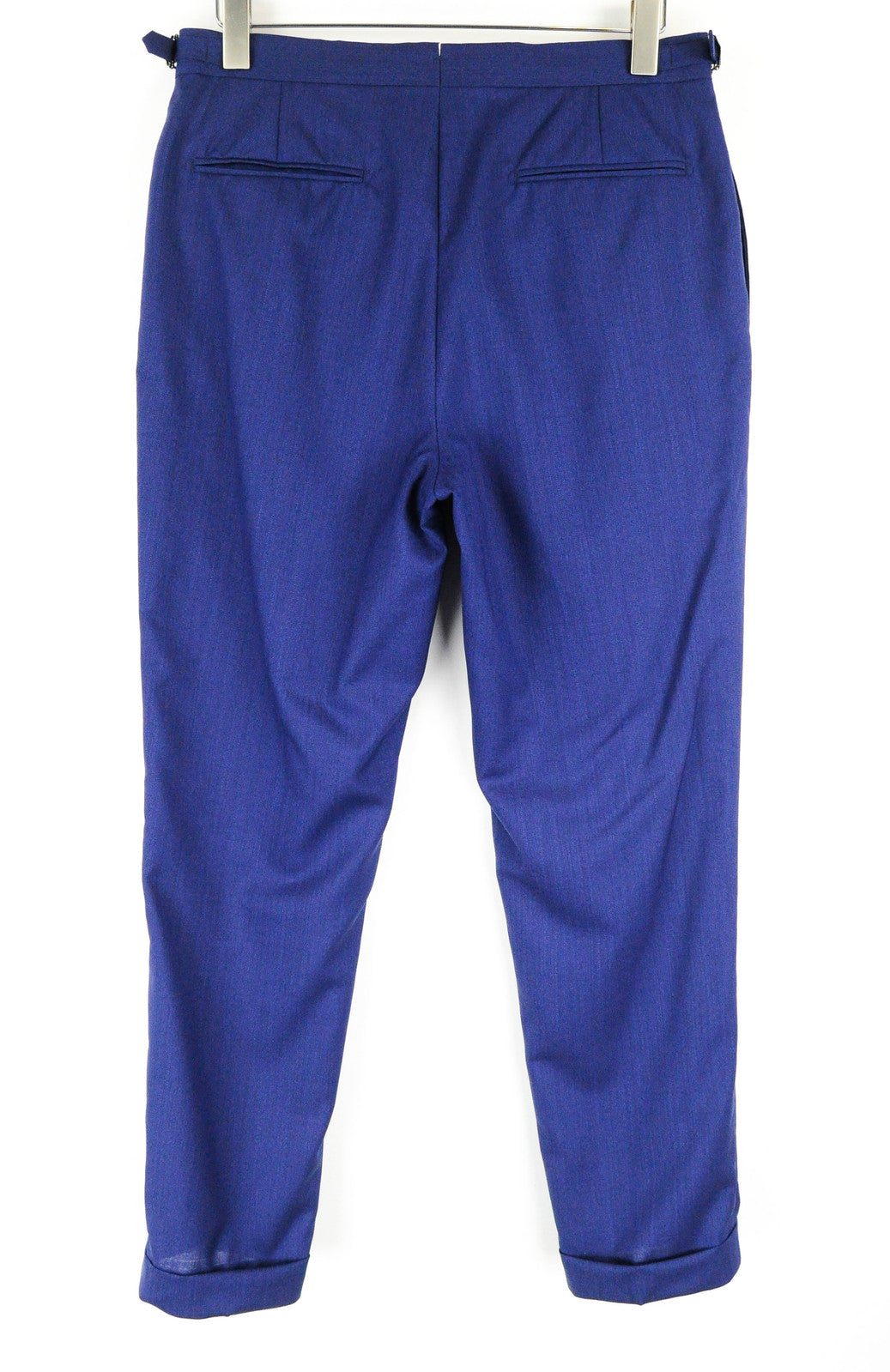 SUITSUPPLY Lazio vyriškas mėlynas kostiumas, UK40L, plonas, trijų dalių, melanžo spalvos, su pamušalu 