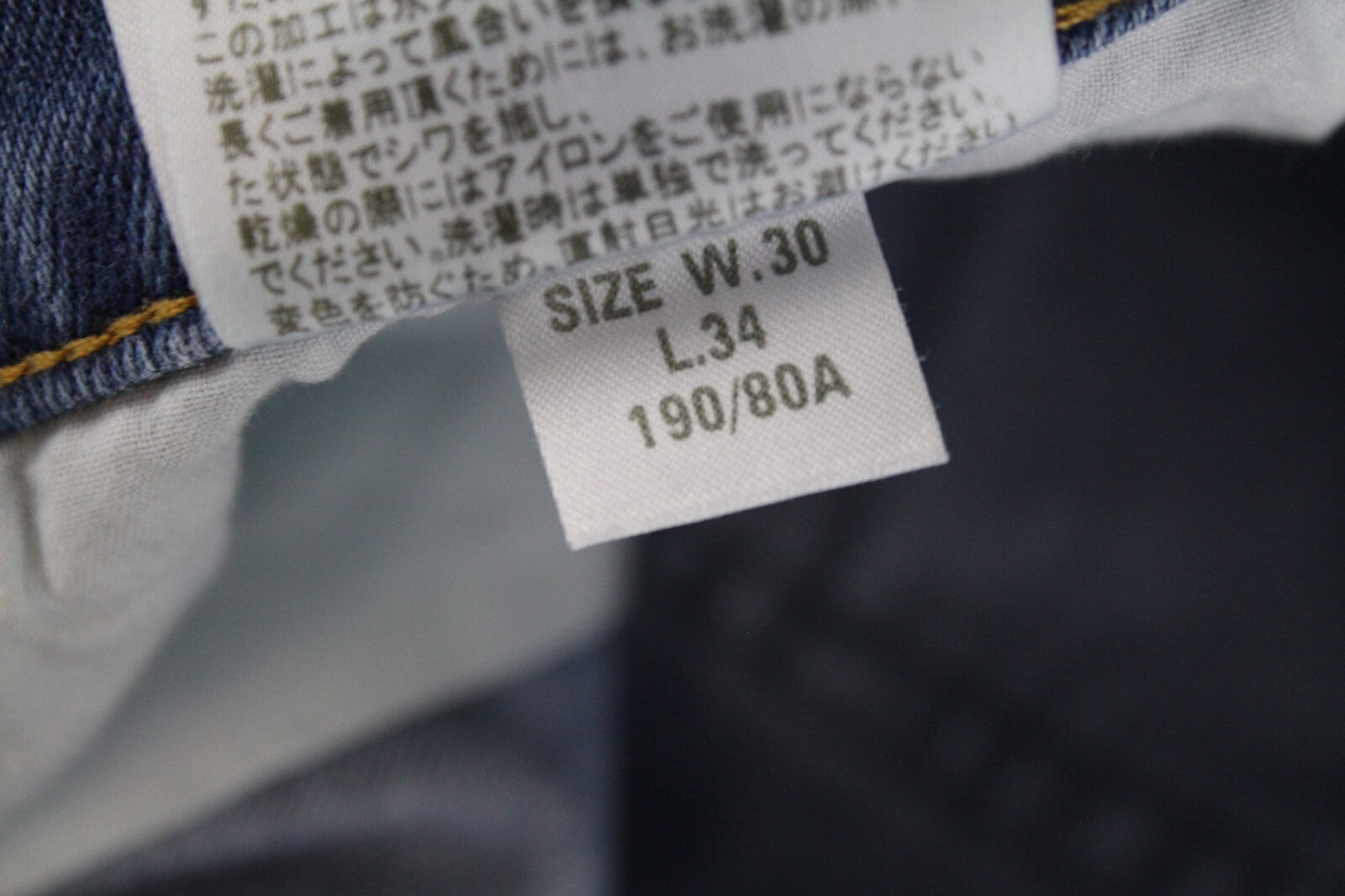 DIESEL Tepphar-X R8XA3 vyriški šviesiai mėlyni ploni morkų stiliaus džinsai su sagomis W30/L34 