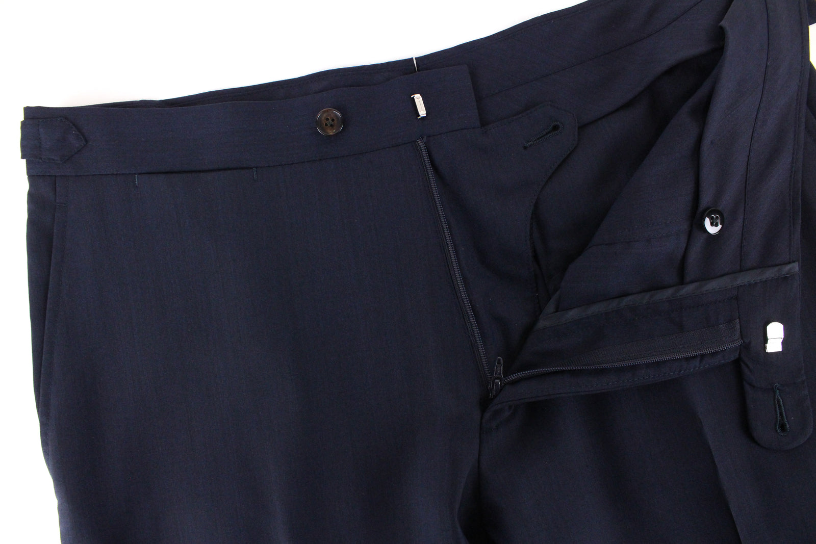 SUITSUPPLY vyriškas mėlynas kostiumas „Havana“, UK36R, dviejų dalių be pamušalo, vilnonis, šilkmedis 