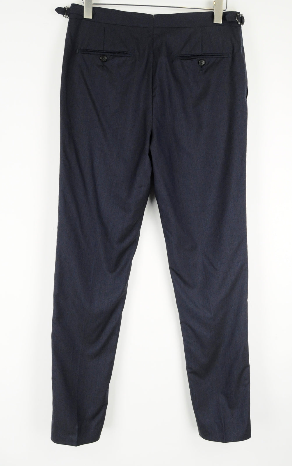 SUITSUPPLY vyriškas mėlynas kostiumas „Havana“, UK36R, dviejų dalių be pamušalo, vilnonis, šilkmedis 