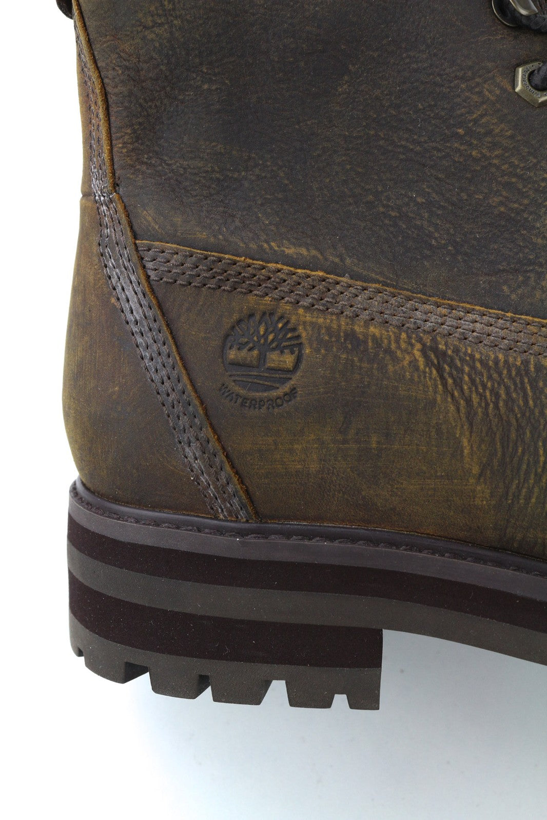 TIMBERLAND A2BSR-A4519 vyriški batai EU43/43.5 rudi odiniai sendinto stiliaus aukštakulniai 